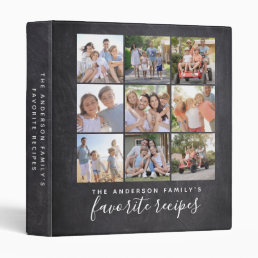 Family Favorite Photo Collage Recipe Binder