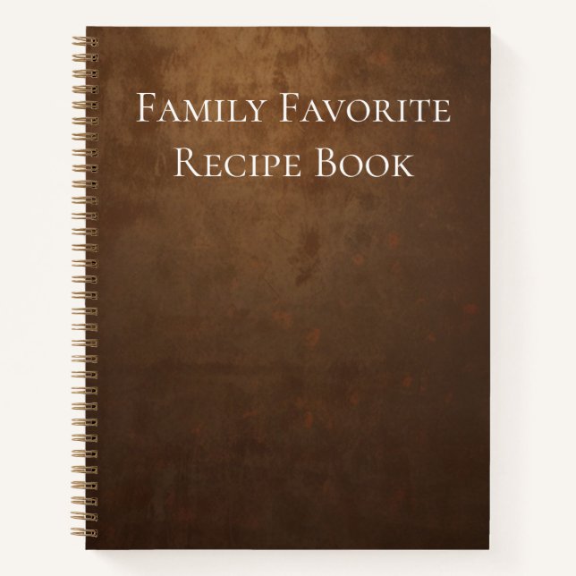  Family Favorite Recipe Book (Front)