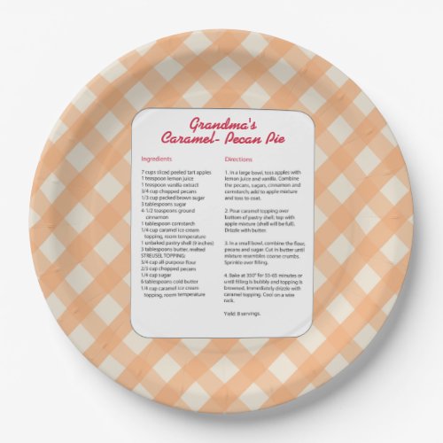 Family Favorite Recipe _ Pie Paper Plates