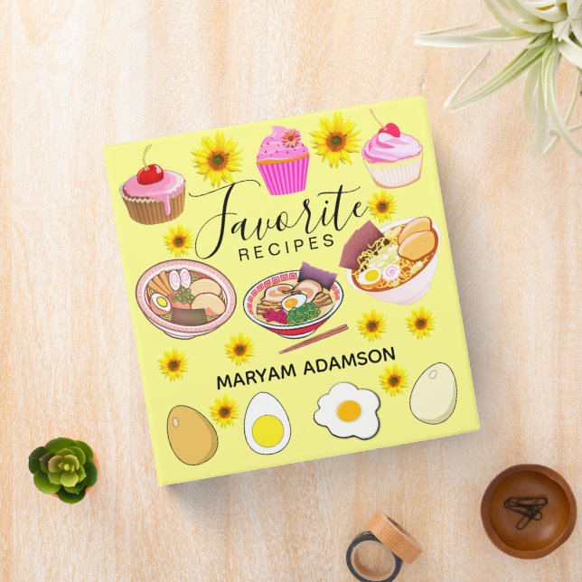 Family Favorite Recipes | Recipe Storage 3 Ring Binder (In Situ)