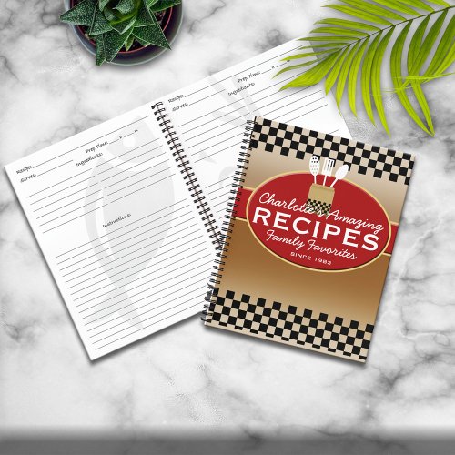 Family Favorites Personalized Recipe Notebook