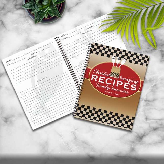 Family Favorites Personalized Recipe Notebook (Creator Uploaded)