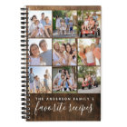 Family Favorites Photo Collage Recipe Book