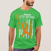 Family Fight Little Brother Leukemia Awareness US  T-Shirt