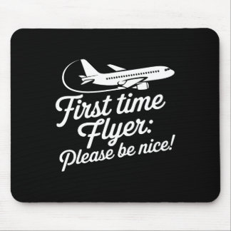 Family First Plane Ride Kids First Time Flyer Mouse Pad