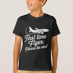 Family First Plane Ride Kids First Time Flyer T-Shirt