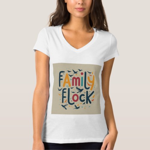 Family Flock  T_Shirt