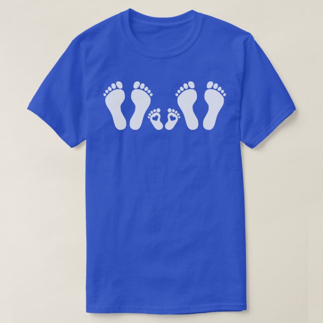 Family footprints T-Shirt (Design Front)