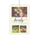 Family Forever Calligraphy Mutli-photo Collage Air Freshener Family Forever Calligraphy Mutli-photo Collage Air Freshener