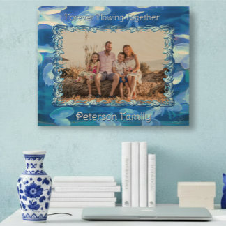 Family Forever Flowing Together 0925 Wood Wall Art