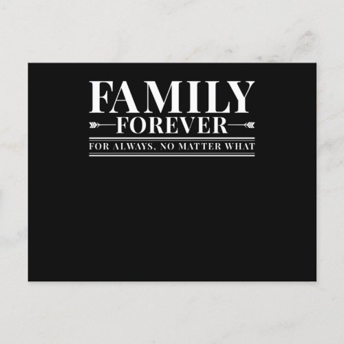 Family Forever Postcard