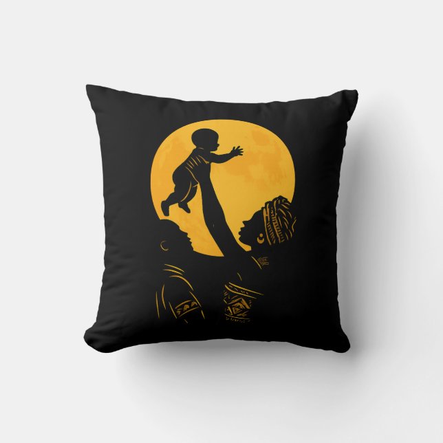 Family Forever! Throw Pillow (Front)