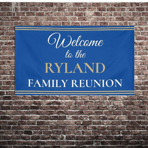 Family fun! Custom family reunion Banner