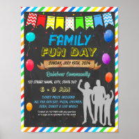 Family Fun Day in School template