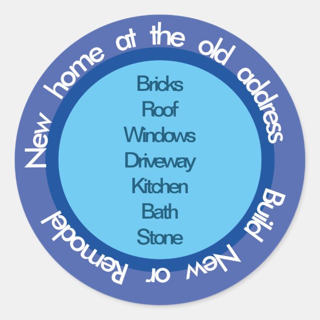 Family Funding  Classic Round Sticker (Front)