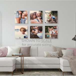 Family Gallery Wall Art 6 Photo Acrylic Acrylic Photo Tile