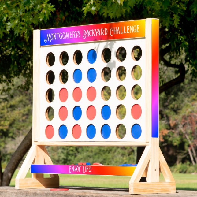 Family Game Challenge Rainbow Fast Four (Lawn)