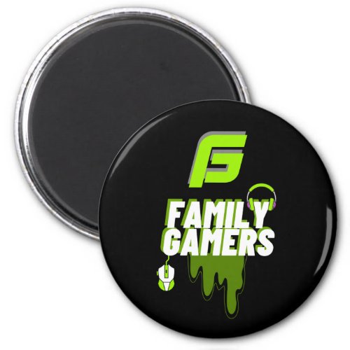 Family Gamers Custom Design Magnet