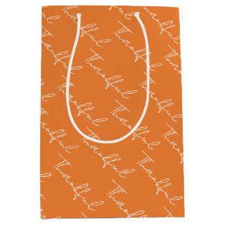 Family gathering Thanksgiving Dinner  Medium Gift Bag