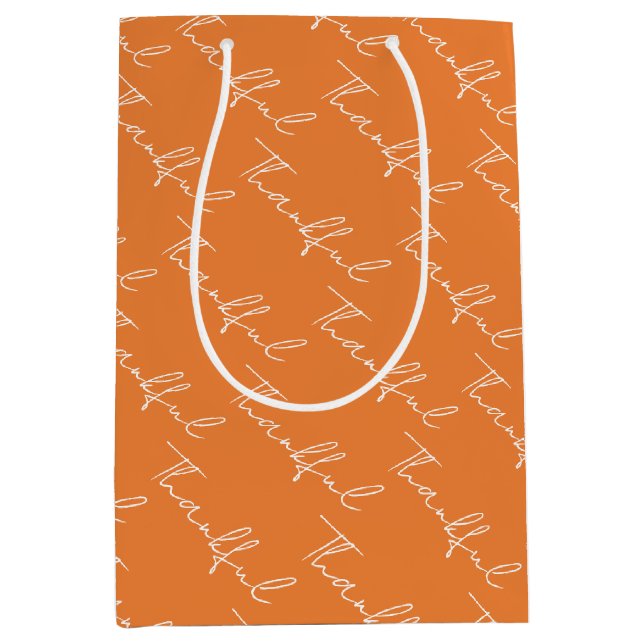 Family gathering Thanksgiving Dinner  Medium Gift Bag (Front)