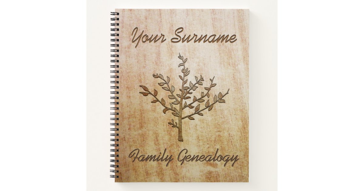 Genealogy Family Tree Notebook