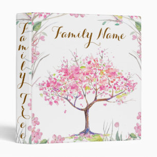 Family Genealogy Tree 3 Ring Binder