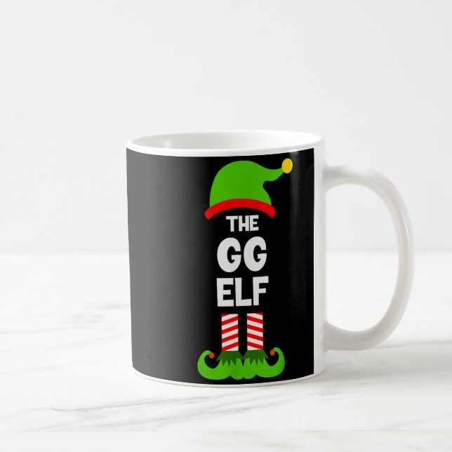 Family Gg Elf Christmas Matching Pajama Funny  Coffee Mug (Right)