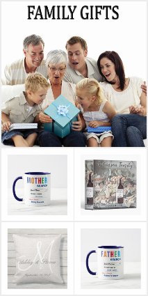 Gifts for Moms, Dads, Family