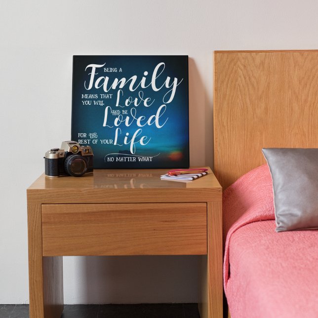 Family Goals Wooden Box Sign (Creator Uploaded)