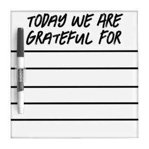 Peel and Stick Whiteboard Gratitude Tracker  Chasing paper, Gratitude  tracker, White board