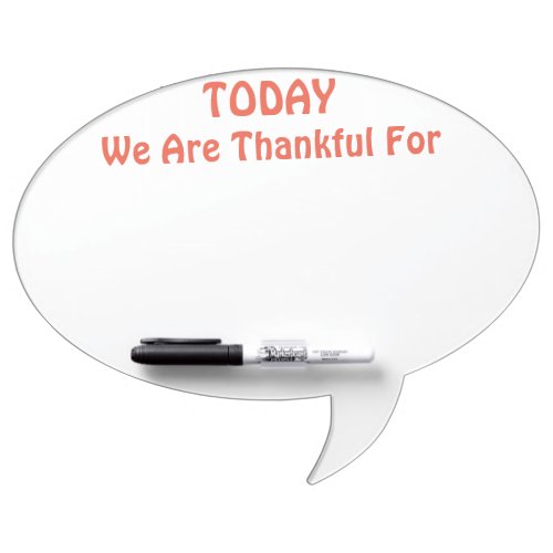 Family Gratitude Journal Thankful Dry Erase Board