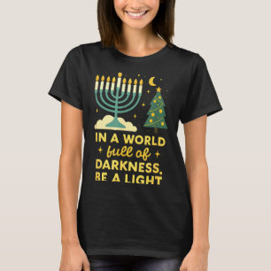 Family Great Aunt Heart Disease Awareness Flag Bac T-Shirt