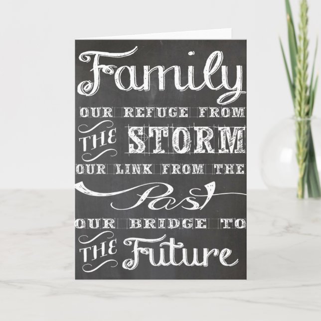 Family Greeting Card (Front)