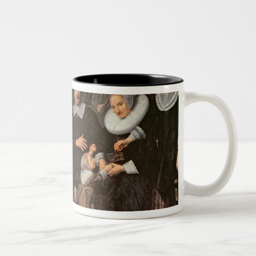 Family Group in a Landscape c1647_50 Two_Tone Coffee Mug