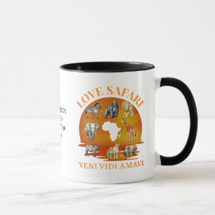 Family Group LOVE SAFARI Souvenir Mug