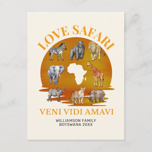 Family Group LOVE SAFARI Souvenir