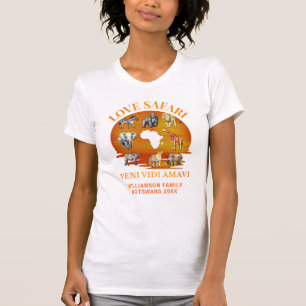 Family Group LOVE SAFARI Souvenir T-Shirt