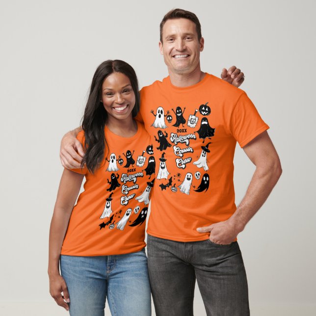 Family Halloween Cousin Crew T-Shirt (Unisex)