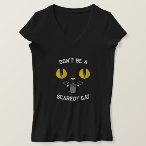Family Halloween Dont Be A Scaredy Cat  T_Shirt