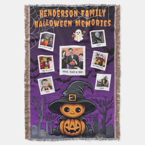 Family Halloween Memories Collage – Kid Witch