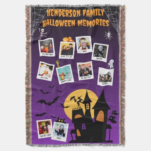 Family Halloween Memories Photo Collage
