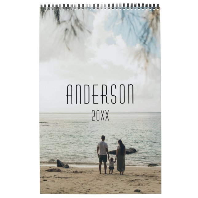 Family happiness cute personalized  calendar (Cover)