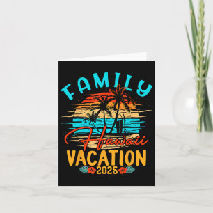 Family Hawaii Vacation 2025 Making Memories Family Card