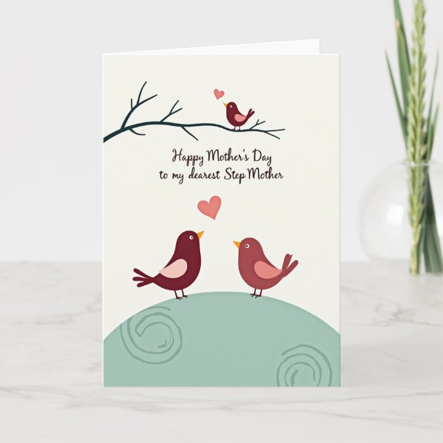 Family Heart Mothers Day Card (Front)