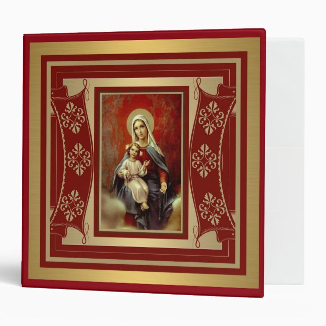 Family Heirloom Keepsake 3 Ring Binder (Front/Inside)