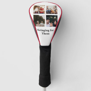 Family Heritage Multi Photo Collage Personalized Golf Head Cover