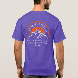 Family Hiking Trip Matching Mountain Nature T-Shirt