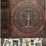 Family History and Genealogy Binder<br><div class="desc">A vintage faux leather book look helps create an interesting look for your family records.</div>