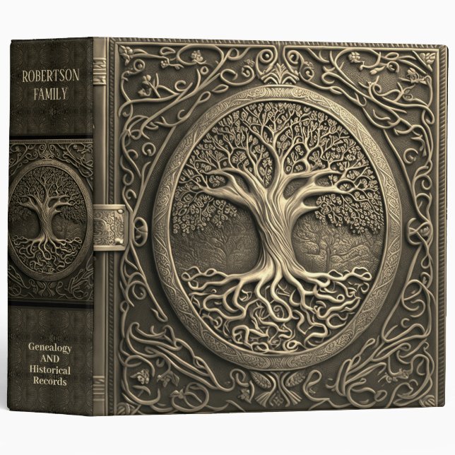 Family History and Genealogy Binder (Front/Spine)