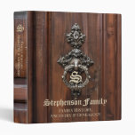 Family History Genealogy Ancestry Antique Wood 3 Ring Binder